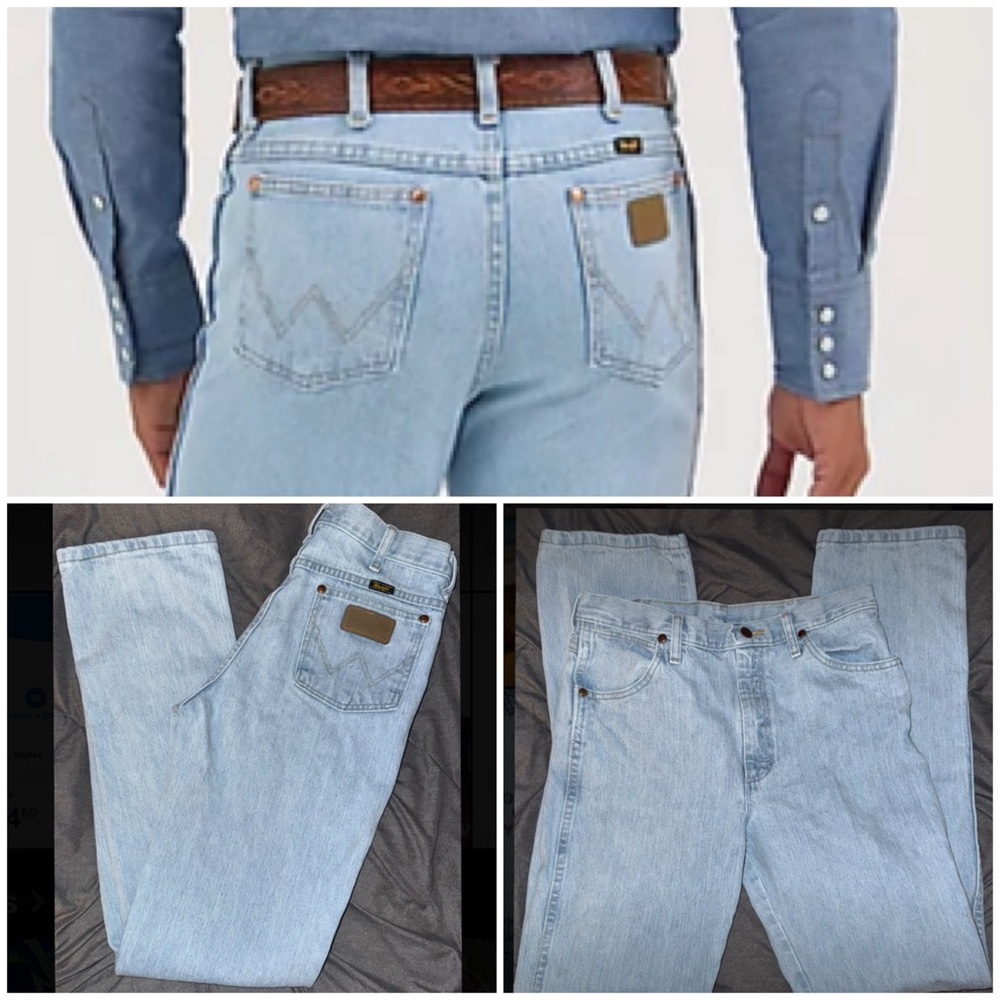Wrangler Men's Light Blue Jeans